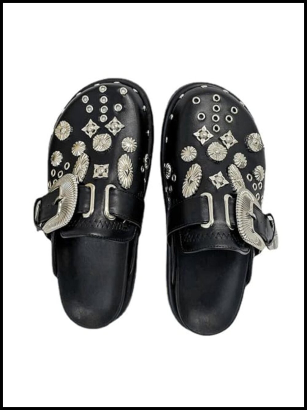 Platform Slippers Clogs Punk Emo Y2k Shoes Grunge Womens Slide Sandals Chunky